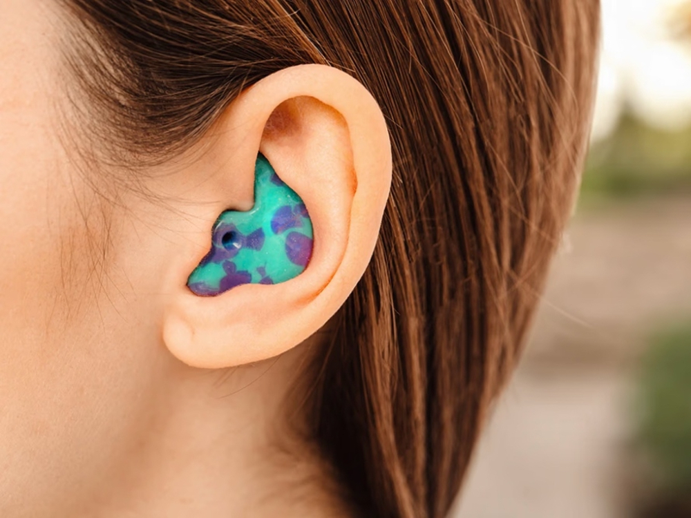 Custom-molded earplugs fit and verified by a licensed audiologist at Advanced Hearing Technology in Bonita Springs, FL