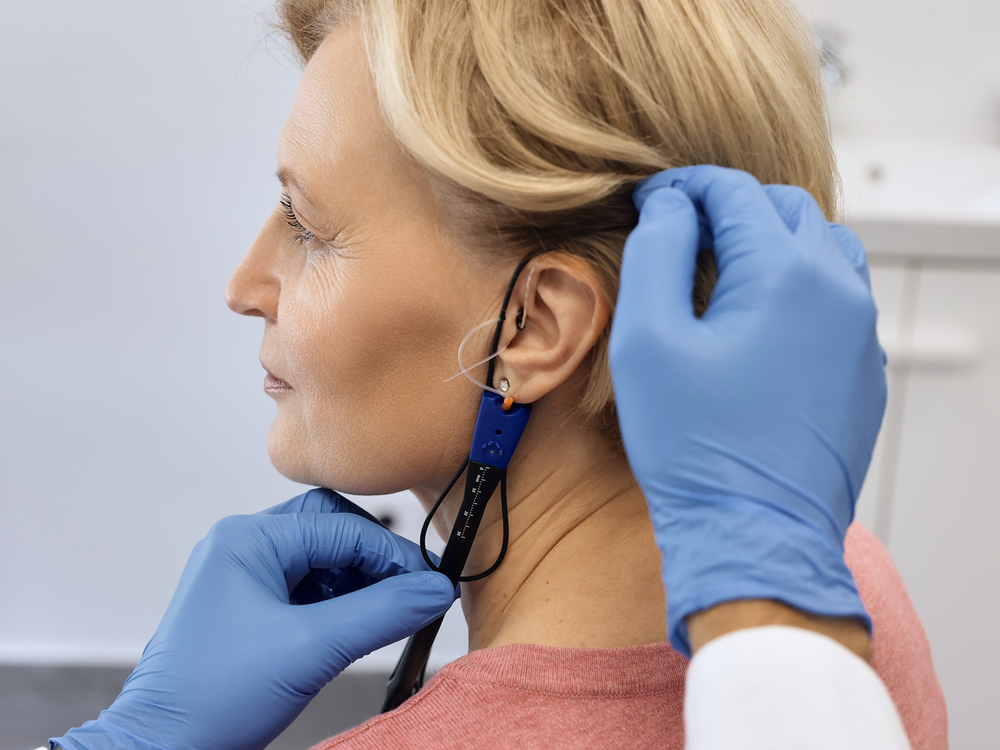 Doctor of Audiology programming hearing aids with Real Ear Measurement at Advanced Hearing Technology in Naples, FL